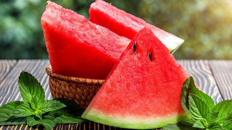 tráng miệng bằng dưa hấu