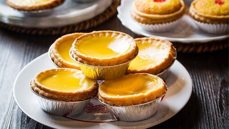 Bánh tart nhân custard