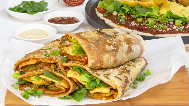 Jianbing (Bánh Crepe Trung Quốc)
