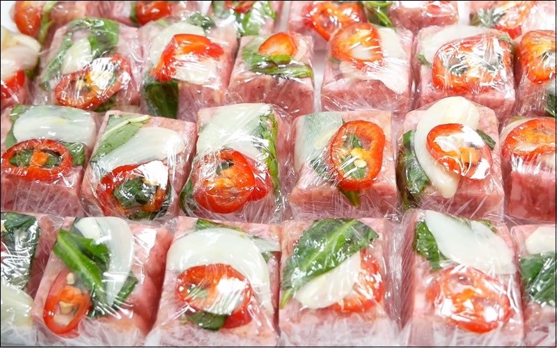 Bảo quản trong ngăn đá tủ lạnh