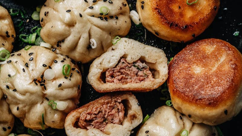 BÁNH BAO ÁP CHẢO 