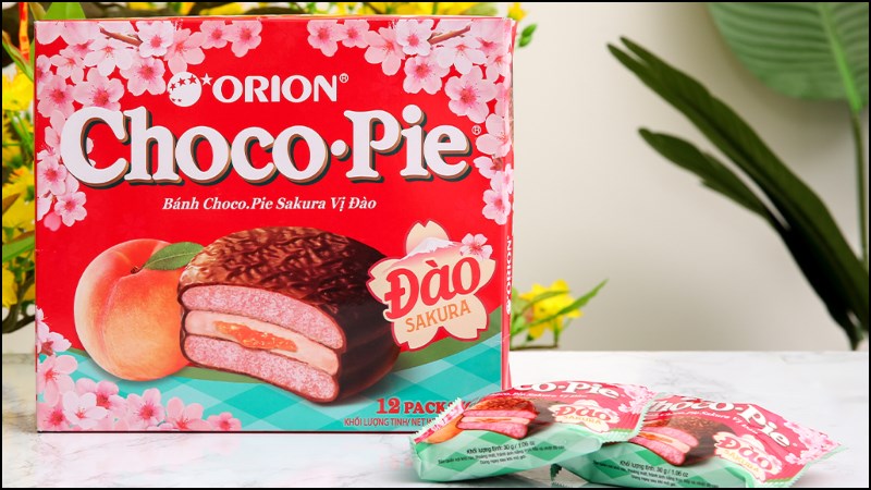 Chocopie đào