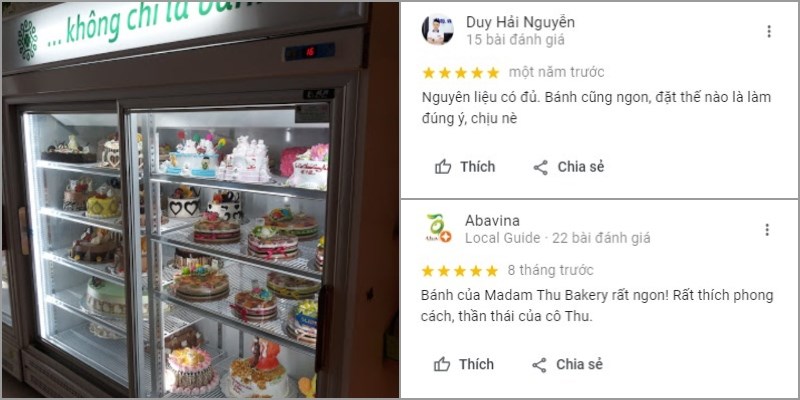 Tiệm Bánh Kem Madam Thu Bakery 