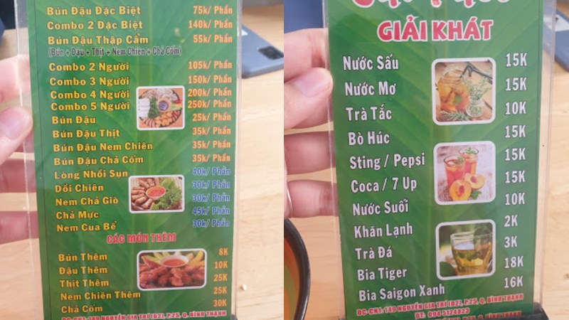 Quán Bún Đậu Chí Phèo