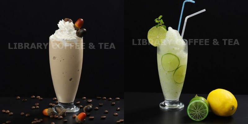Thức uống tại quán cafe Library Coffee & Tea