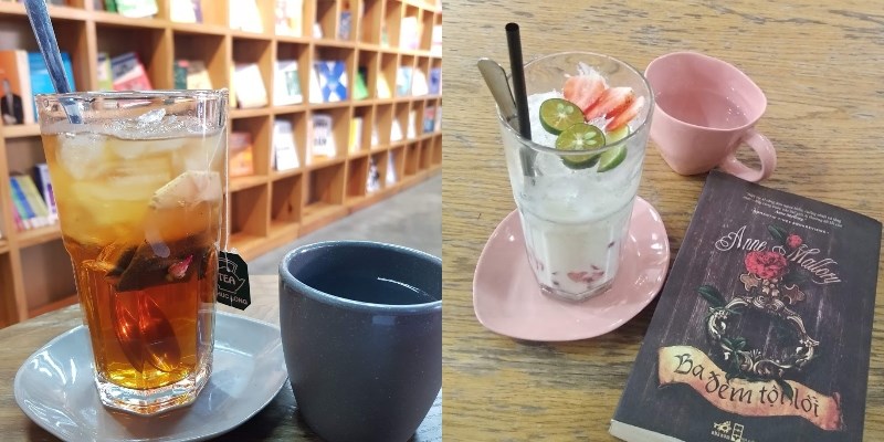 Thức uống tiệm cafe Nhã Nam Books N' Coffee