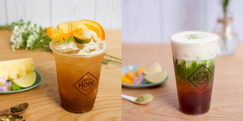 Thức uống tại quán Hope Coffee