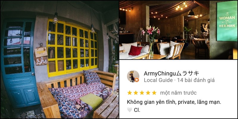 Không gian quán She Cafe