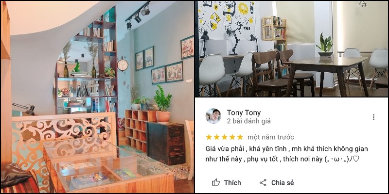 Không gian quán cafe Slowee