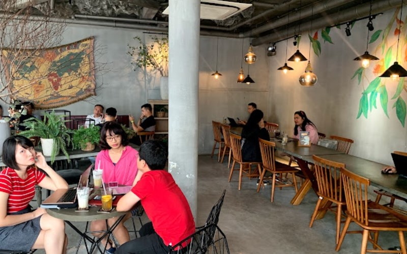Không gian quán Mylife Coffee