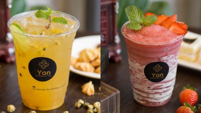 Thức uống quán YAN Coffee and Tea