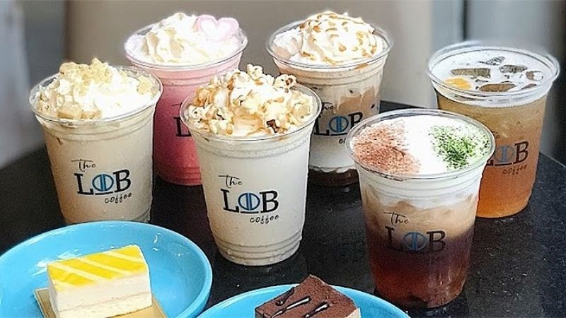 Thức uống tại quán The LOB Coffee