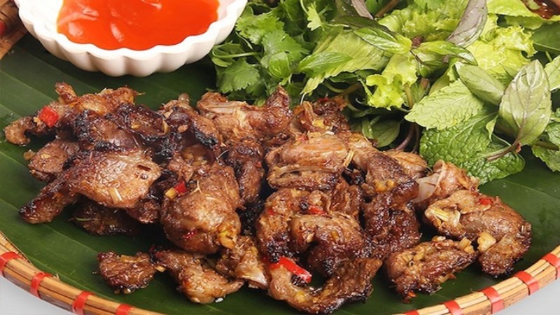Thịt gừng Nùng Dín