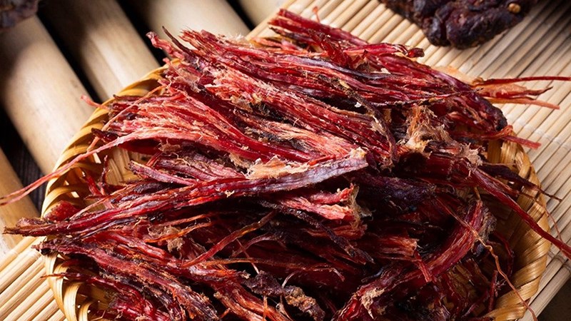 Thịt trâu gác bếp Sơn La