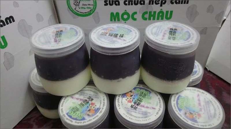 Sữa chua nếp cẩm Mộc Châu