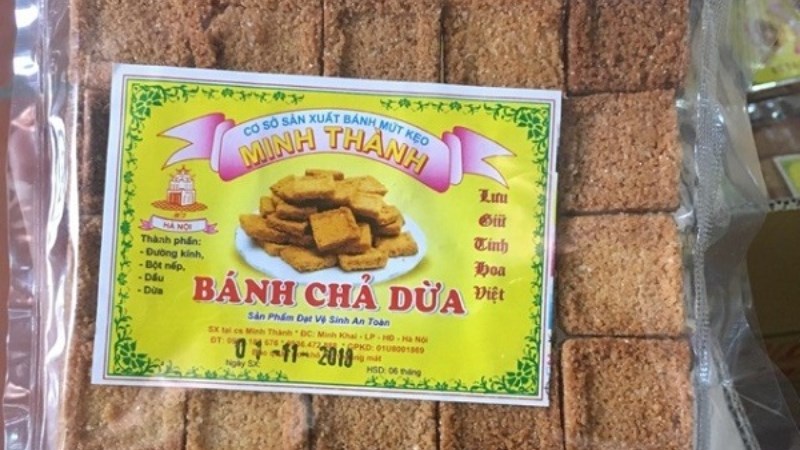 Bánh chả dừa Hải Phòng