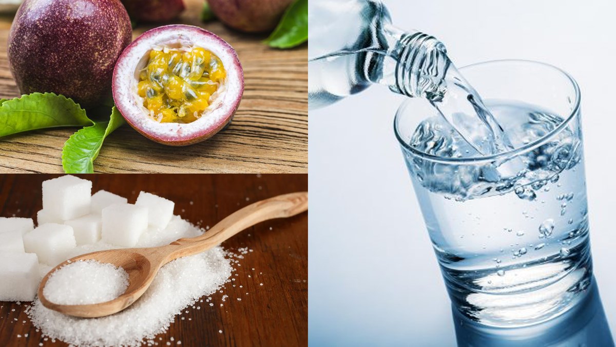 Nguyên liệu món ăn nước ép chanh dây, nước ép chanh dây bạc hà, nước ép chanh dây xoài