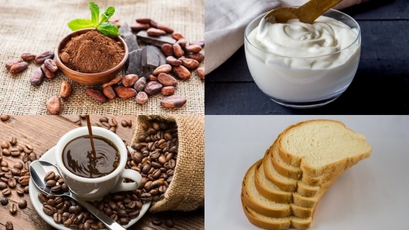 Nguyên liệu làm tiramisu keto