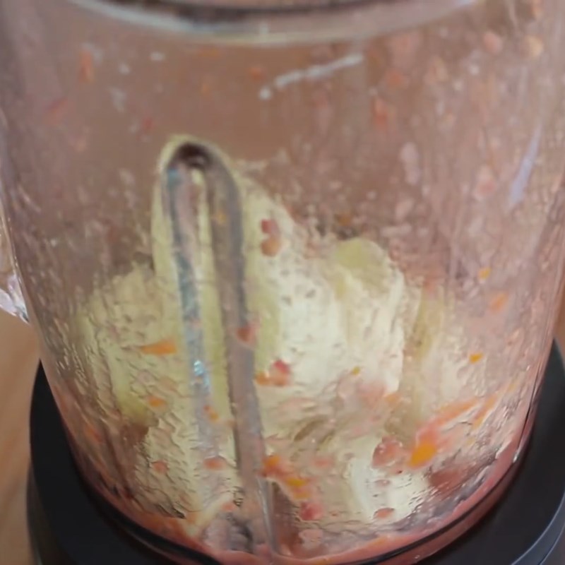 Bước 2 Xay sinh tố tắc (quất) Sinh tố tắc (quất)