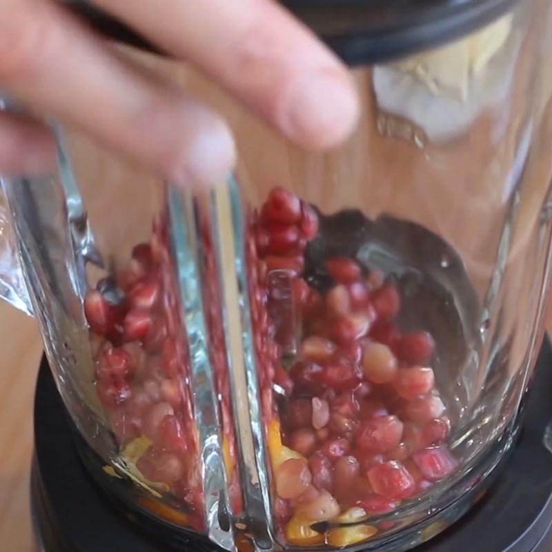 Bước 2 Xay sinh tố tắc (quất) Sinh tố tắc (quất)