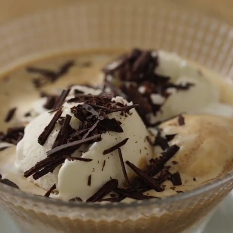 Bước 5 Thành phẩm Affogato - cà phê kem tươi