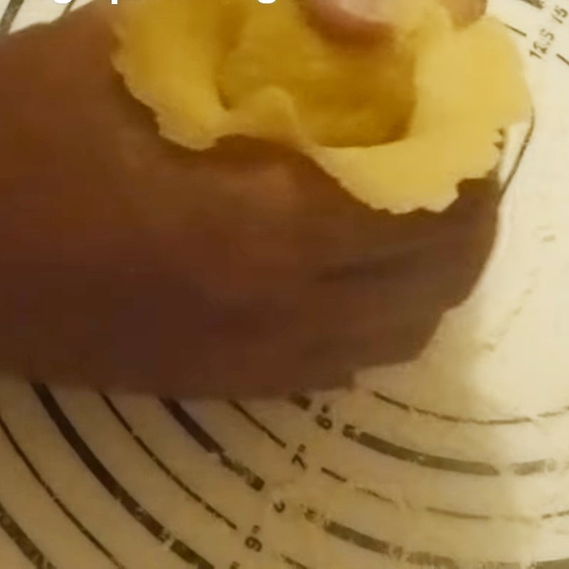 Bước 4 Đóng bánh Bánh Trung Thu cho người tiểu đường nhân đậu xanh sầu riêng