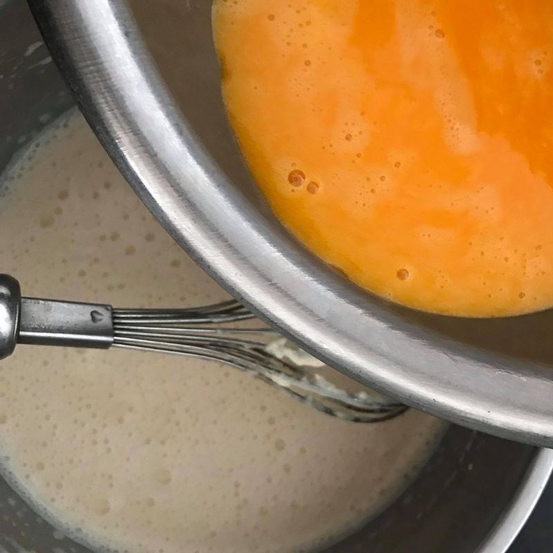 Bước 2 Đun hỗn hợp phô mai trứng Rau câu flan cheese (công thức được chia sẻ từ người dùng)