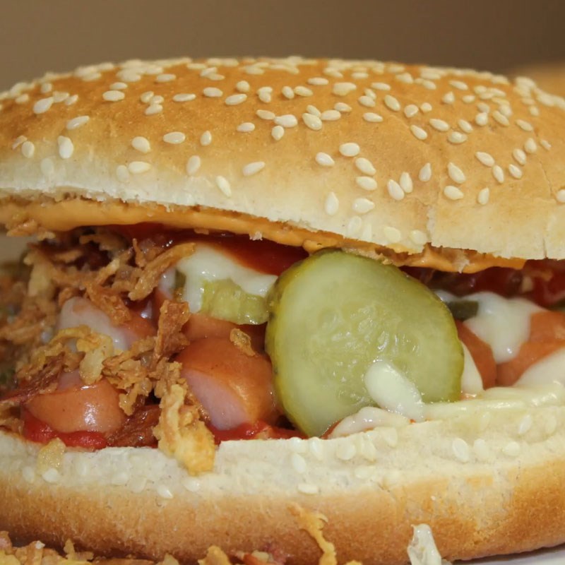 Bước 5 Thành phẩm Hamburger xúc xích