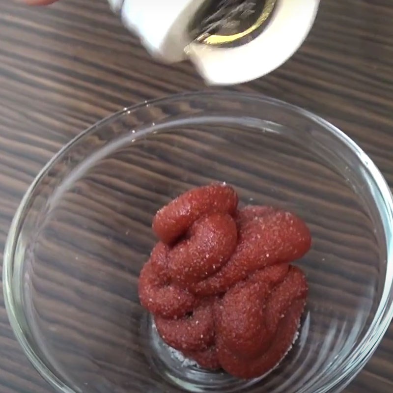Bước 2 Làm sốt tương cà Hamburger xúc xích