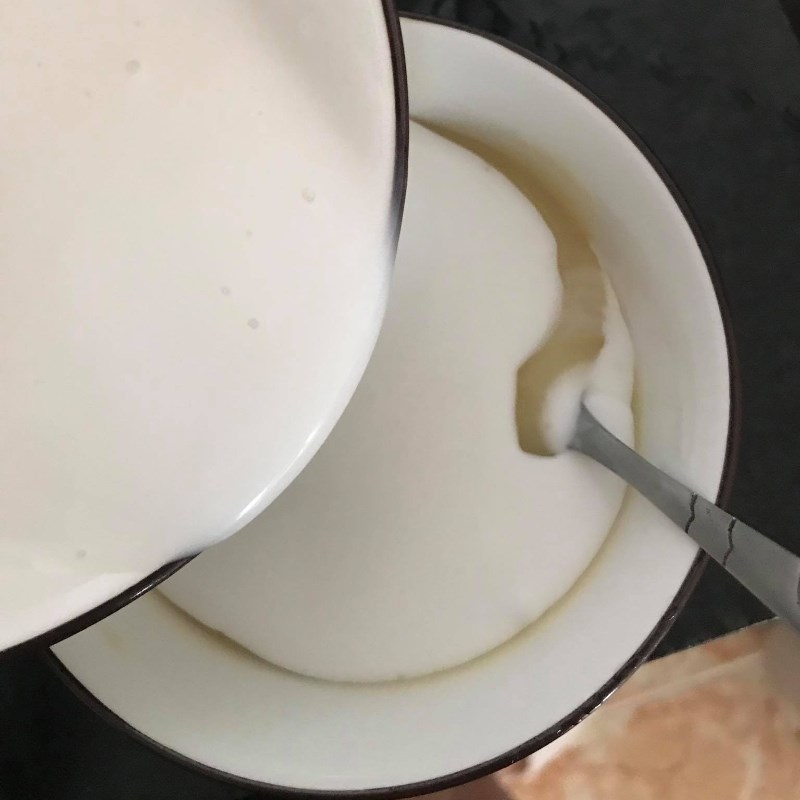Bước 2 Đun gelatin Kem chanh sữa
