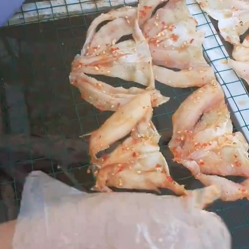 Bước 3 Phơi khô Khô cá diêu hồng