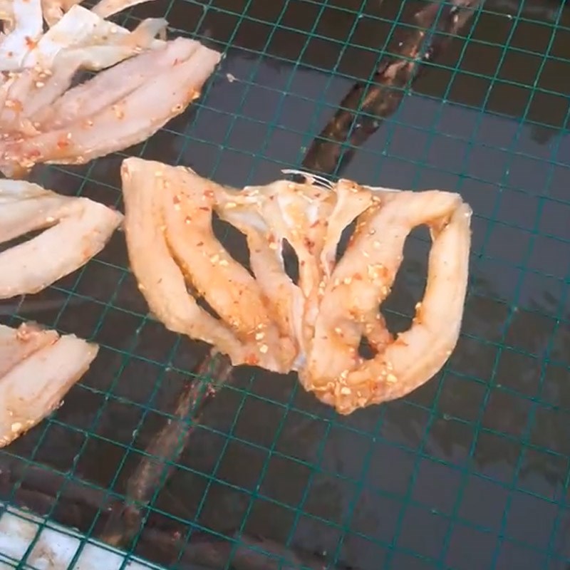 Bước 3 Phơi khô Khô cá diêu hồng