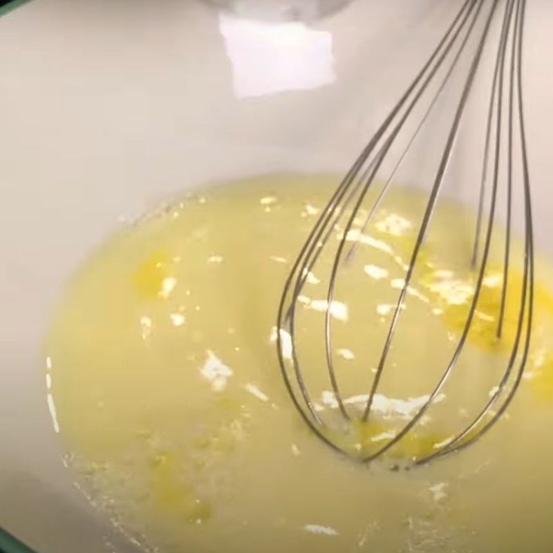 Bước 1 Trộn hỗn hợp sữa trứng Sữa chua trứng gà