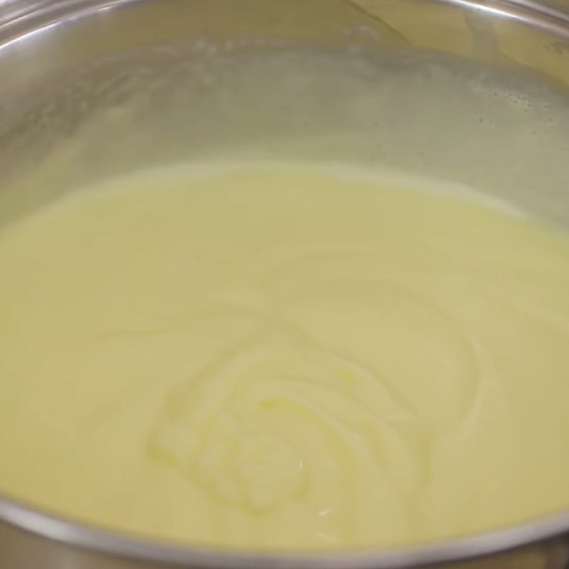 Bước 3 Làm kem Bánh Napoleon