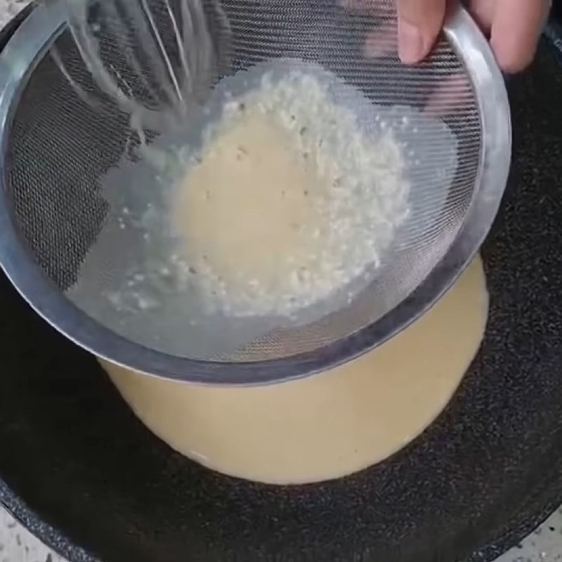 Bước 1 Làm nhân trứng sữa Bánh bao quả cam