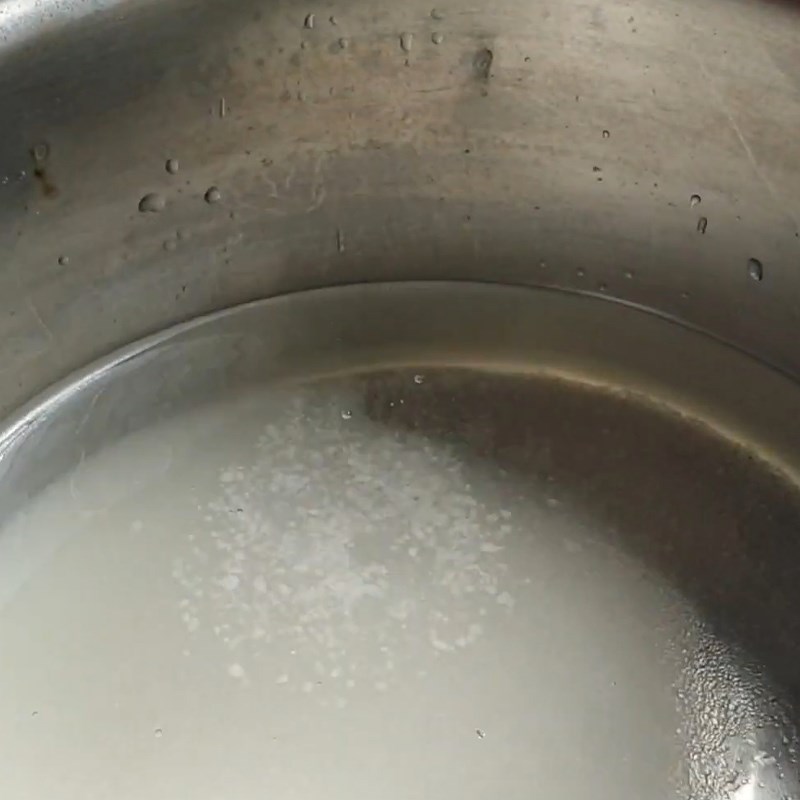 Bước 2 Làm nước ngâm Củ hủ dừa ngâm chua
