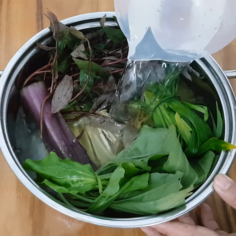 Bước 2 Nấu bó nước mát Nước mát