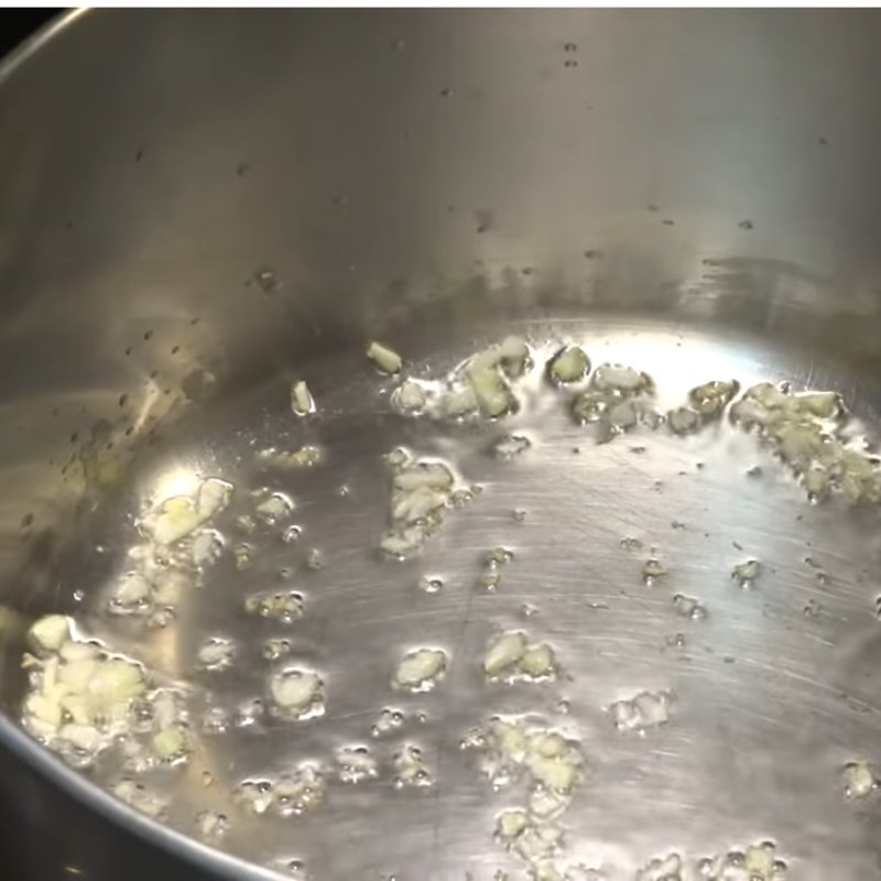Bước 3 Nấu canh củ cải muối Canh củ cải muối (xá bấu)