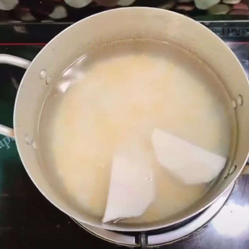 Step 3 Cooking Porridge for Basa Fish Porridge