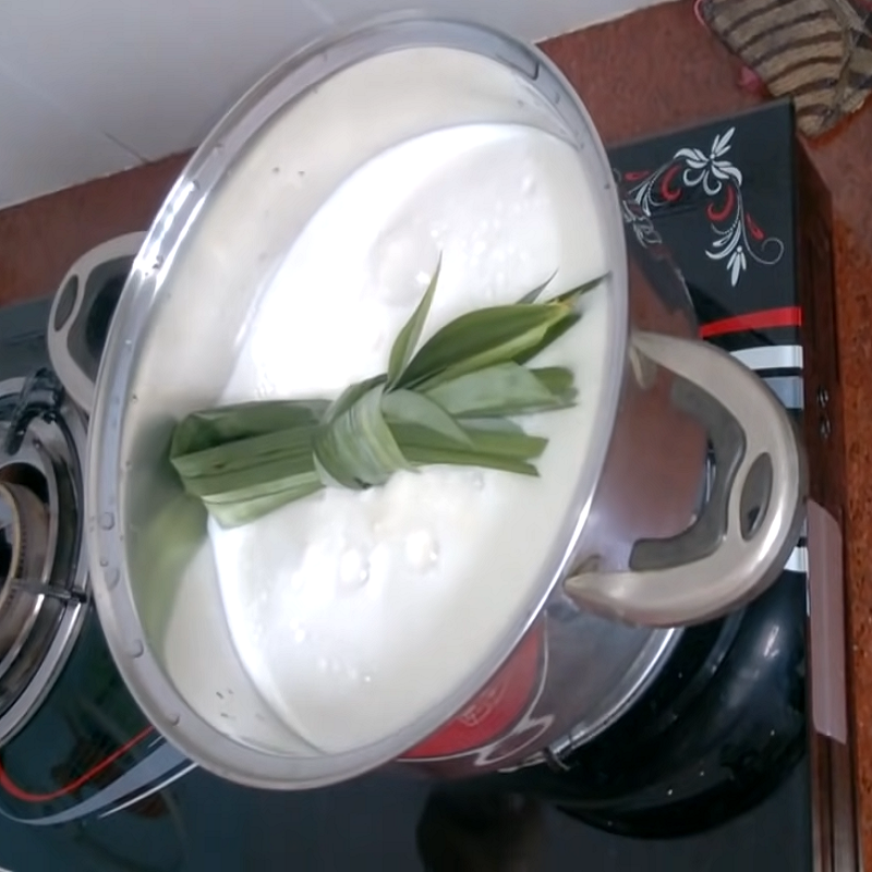 Bước 3 Nấu sữa đậu nành Sữa đậu nành bằng máy xay sinh tố