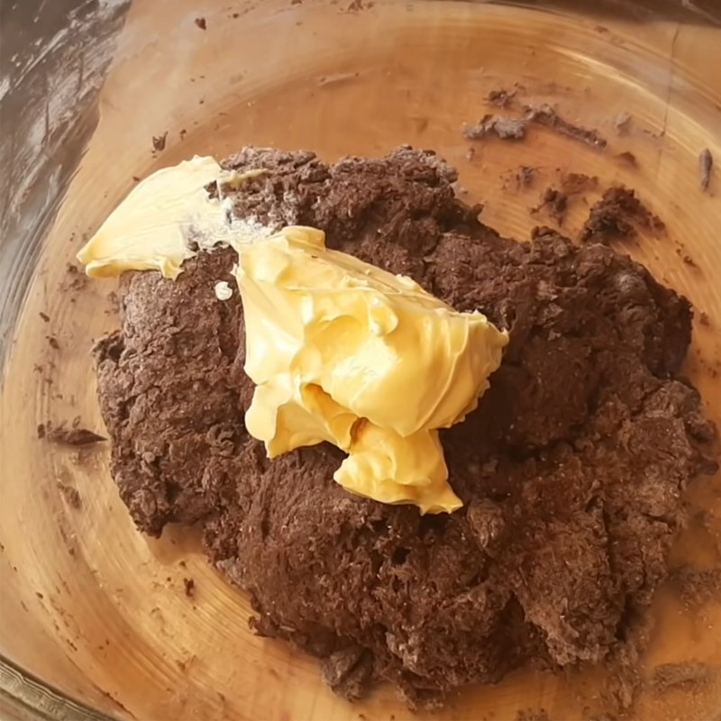 Bước 2 Nhồi và ủ bột Bánh donut socola chiên