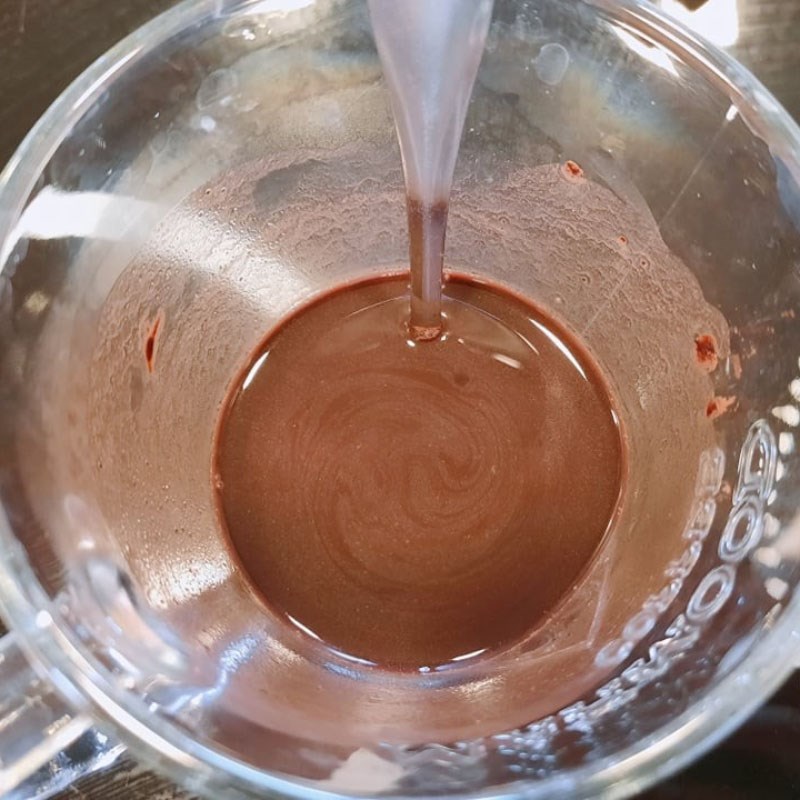 Bước 1 Pha cacao Cacao latte