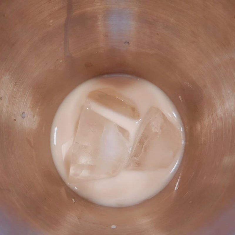 Bước 2 Pha sữa Cacao latte