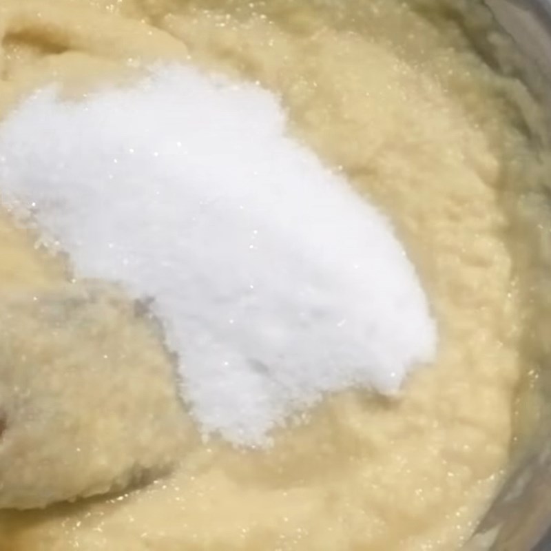 Bước 2 Sên nhân đậu xanh sầu riêng Bánh Trung Thu cho người tiểu đường nhân đậu xanh sầu riêng