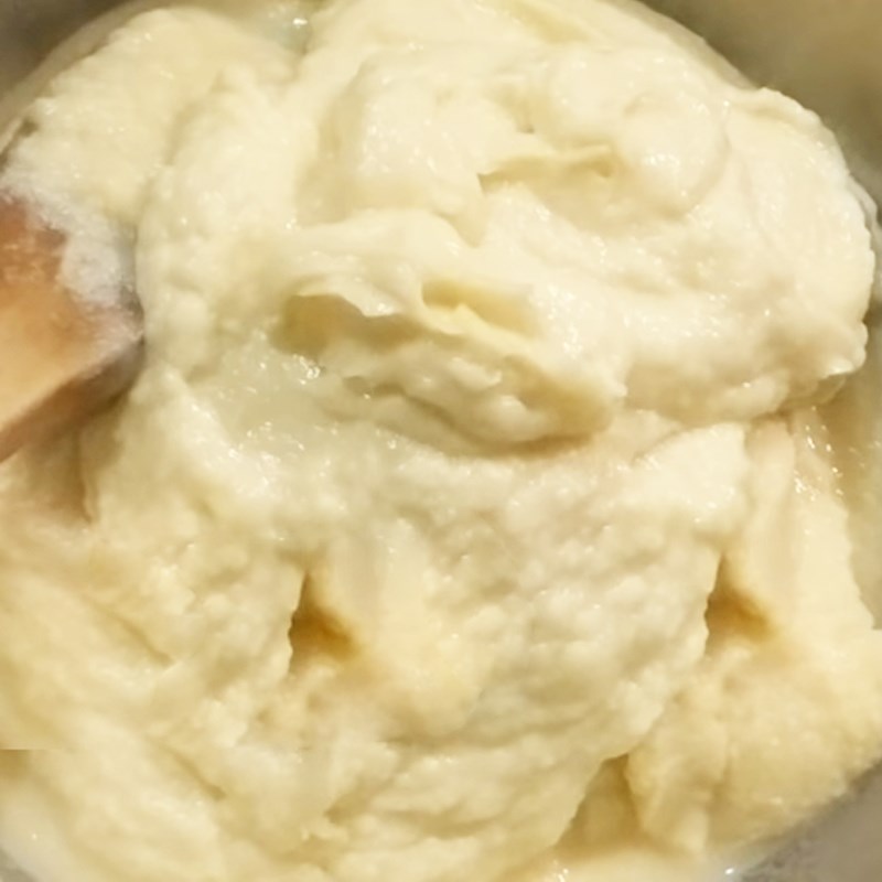 Bước 2 Sên nhân đậu xanh sầu riêng Bánh Trung Thu cho người tiểu đường nhân đậu xanh sầu riêng