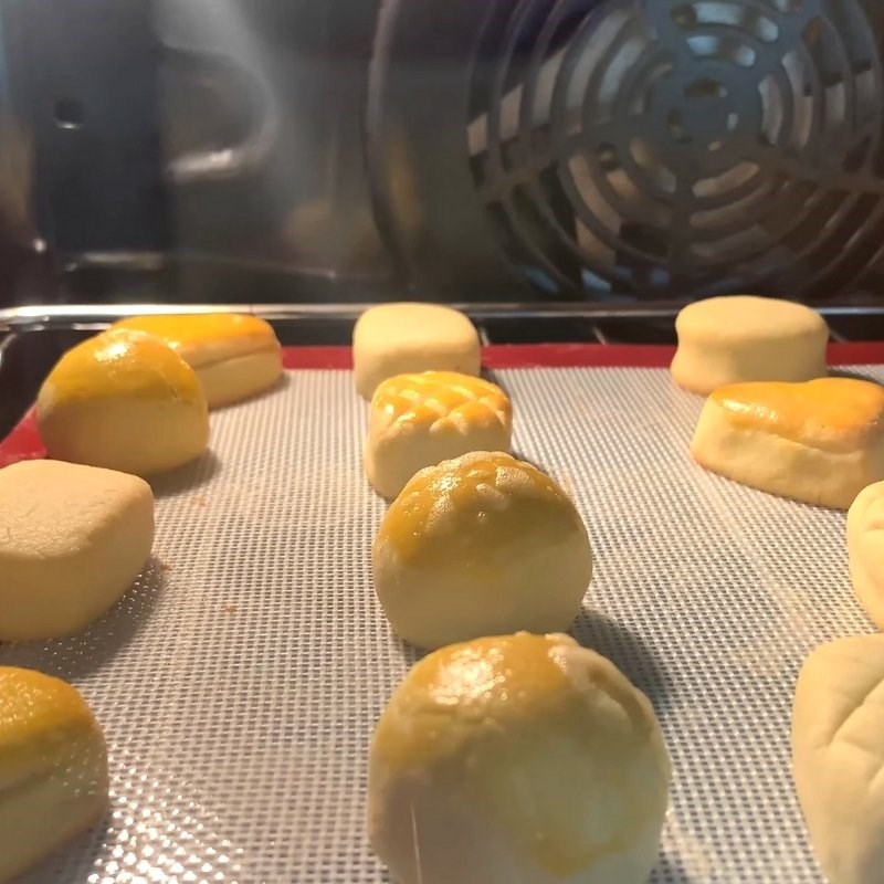 Bước 5 Tạo hình và nướng bánh Bánh dứa Đài Loan nhân việt quất