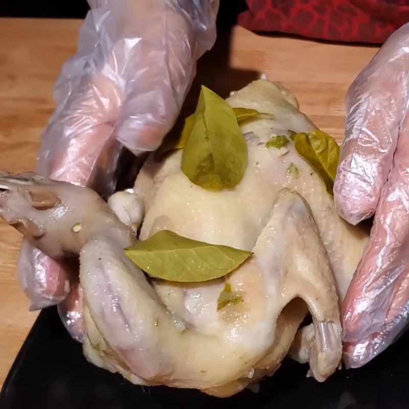 Bước 6 Thành phẩm Gà hấp muối
