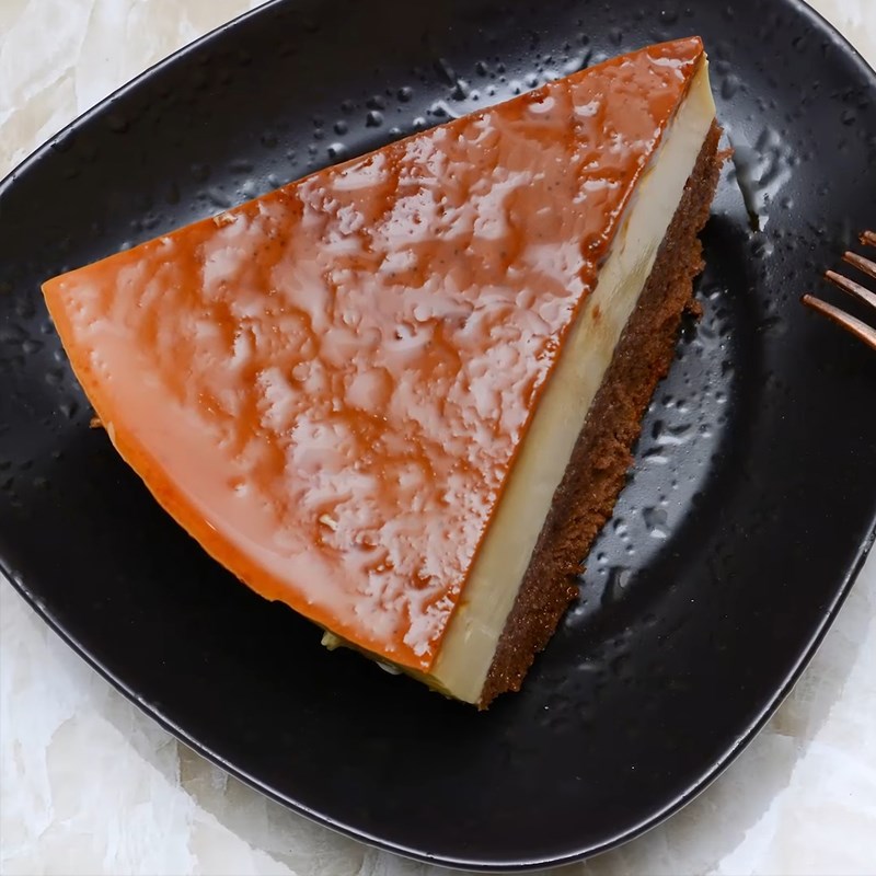 Bước 5 Thành phẩm Bánh flan bông lan chocolate