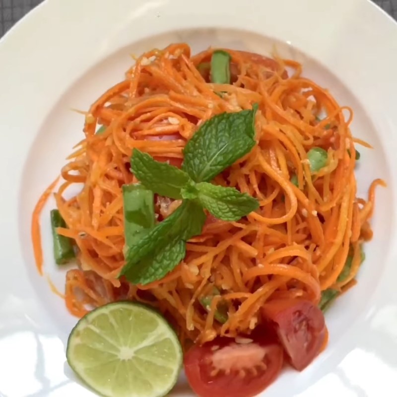 Bước 5 Thành phẩm Gỏi cà rốt