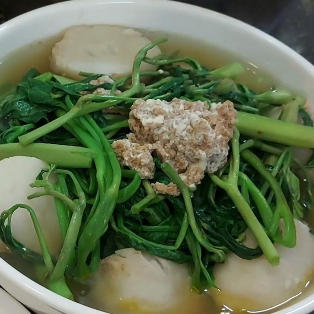 Bước 5 Thành phẩm Canh cua nấu rau muống